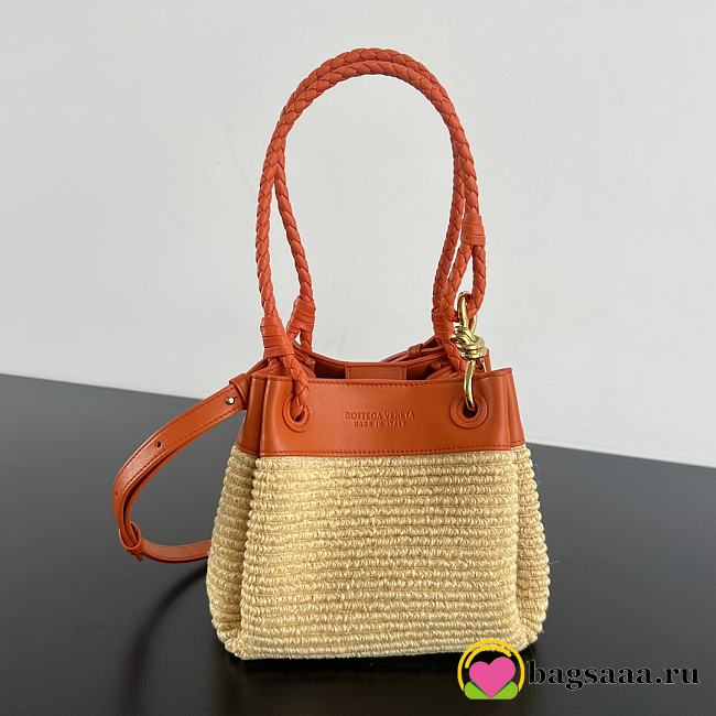 Bagsaaa Bottega Veneta Small Parachute 827475 raffia - 20cm - 1