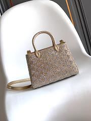Bagsaaa Bvlgari Serpentine Duo Top Handle gold and silver Calla Crystals - 21.5cm - 1