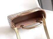 Bagsaaa Bvlgari Serpentine Duo Top Handle gold and silver Calla Crystals - 21.5cm - 2