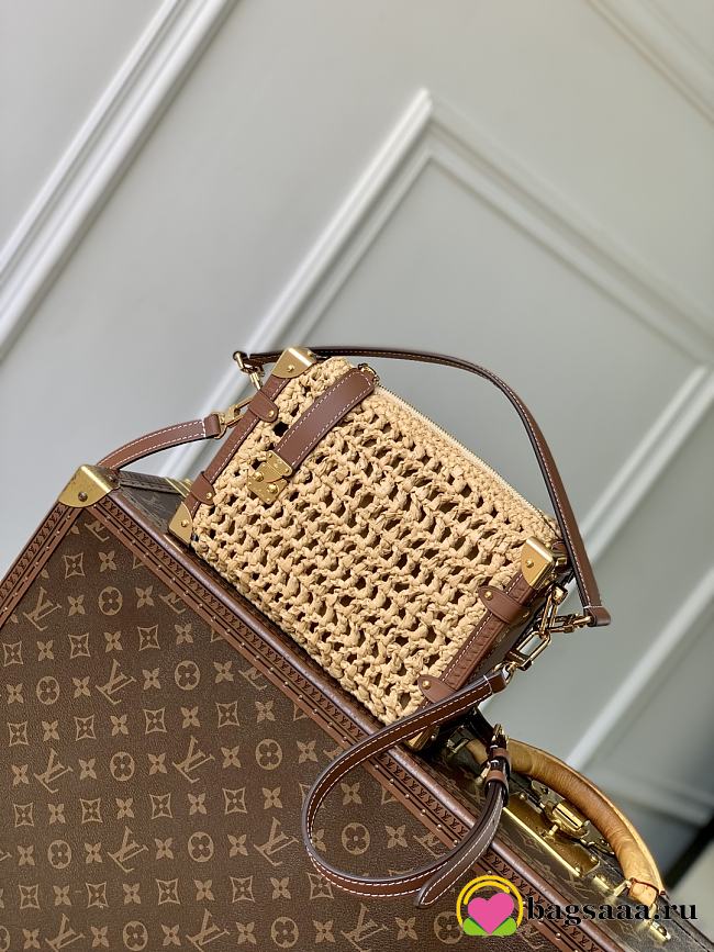 Bagsaaa LV M14405 Side Trunk MM Natural/Brown - 23.5cm - 1