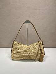 Bagsaaa Prada Aimée large crochet and leather bag 1BC247 - 34cm - 1