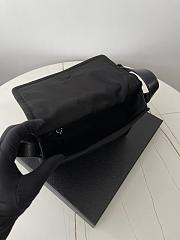 Bagsaaa Prada Traveller small padded Re-Nylon shoulder bag 1BD313 black - 23cm - 3
