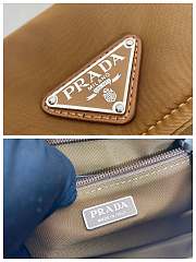 Bagsaaa Prada Traveller small padded Re-Nylon shoulder bag 1BD313 brown - 23cm - 3
