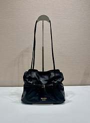 Bagsaaa Prada Small Prada Dada nappa leather bag 1BG586 black - 25cm - 1