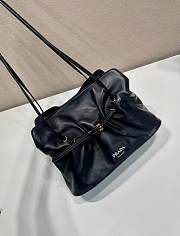 Bagsaaa Prada Small Prada Dada nappa leather bag 1BG586 black - 25cm - 3