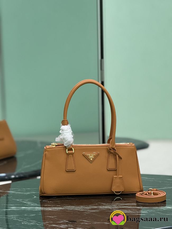 Bagsaaa Medium Prada Galleria leather bag 1BA457 amber - 30cm - 1