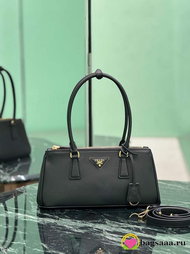 Bagsaaa Medium Prada Galleria leather bag 1BA457 black - 30cm - 1