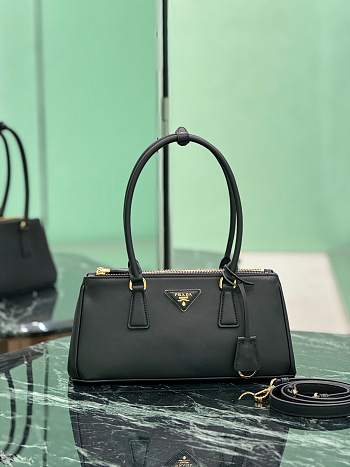 Bagsaaa Medium Prada Galleria leather bag 1BA457 black - 30cm