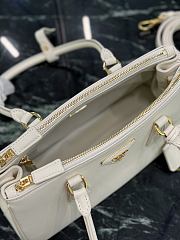 Bagsaaa Medium Prada Galleria leather bag 1BA457 white - 30cm - 2