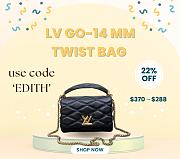 	 Bagsaaa Louis Vuitton Twist Malletage Pico GO-14 MM bag black - 1