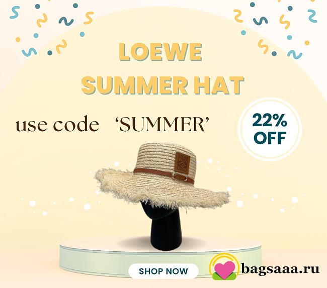 Bagsaaa Loewe Summer Hat - 1