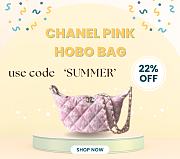 Bagsaaa Chanel Large Hobo Bag AS5431 Pink - 29cm - 1