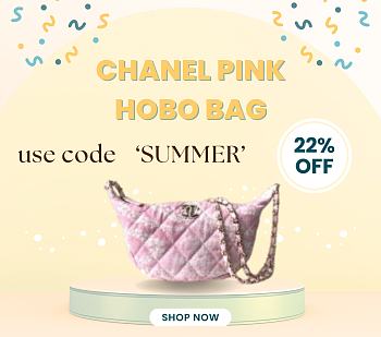 Bagsaaa Chanel Large Hobo Bag AS5431 Pink - 29cm