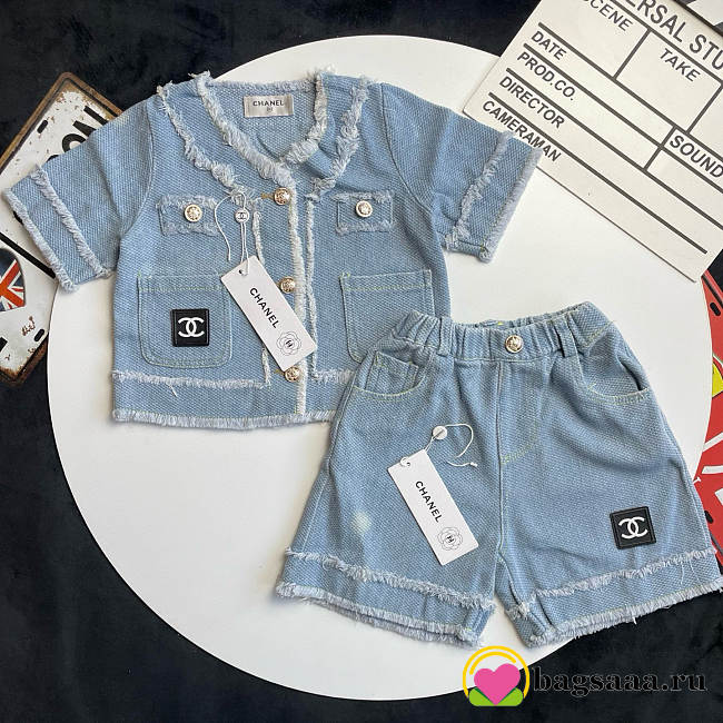 Bagsaaa Chanel Denim Set for kid - 1