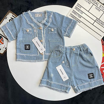 Bagsaaa Chanel Denim Set for kid
