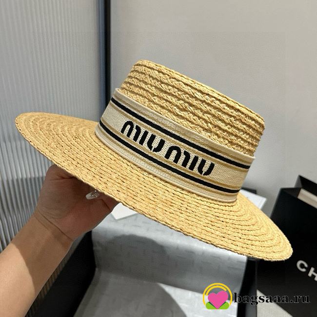 Bagsaaa Miu Miu Straw Hat - 1