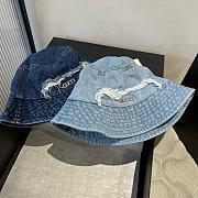 Bagsaaa Gucci Denim Bucket Hat - 2