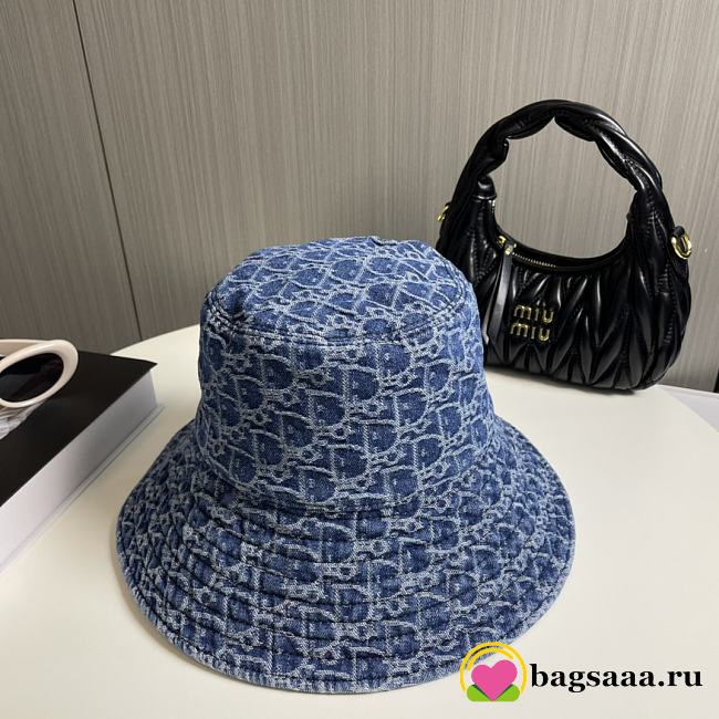 Bagsaaa Dior Denim Bucket Hat - 1