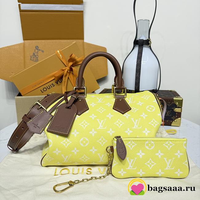 Bagsaaa LV M15242 Speedy P9 Bandoulière 30 Yellow - 32cm - 1
