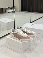 Bagsaaa Celine Racer Low Top Sneaker In Nylon, Suede Calfskin And Calfskin Pink - 1