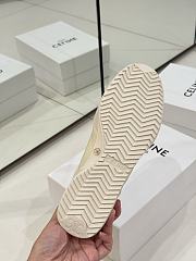 Bagsaaa Celine Racer - Low Top Sneaker In Nylon Suede And Calfskin Vanilla - 2