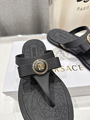 Bagsaaa Versace Gianni Ribbon Sandals black - 3