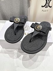 Bagsaaa Versace Gianni Ribbon Sandals black - 4