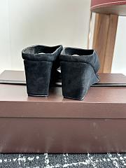 Bagsaaa Alaïa Suede Cube Wedge Sandals 75 black - 4