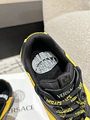 Bagsaaa Versace Galaxia Sneakers Black & Yellow - 4