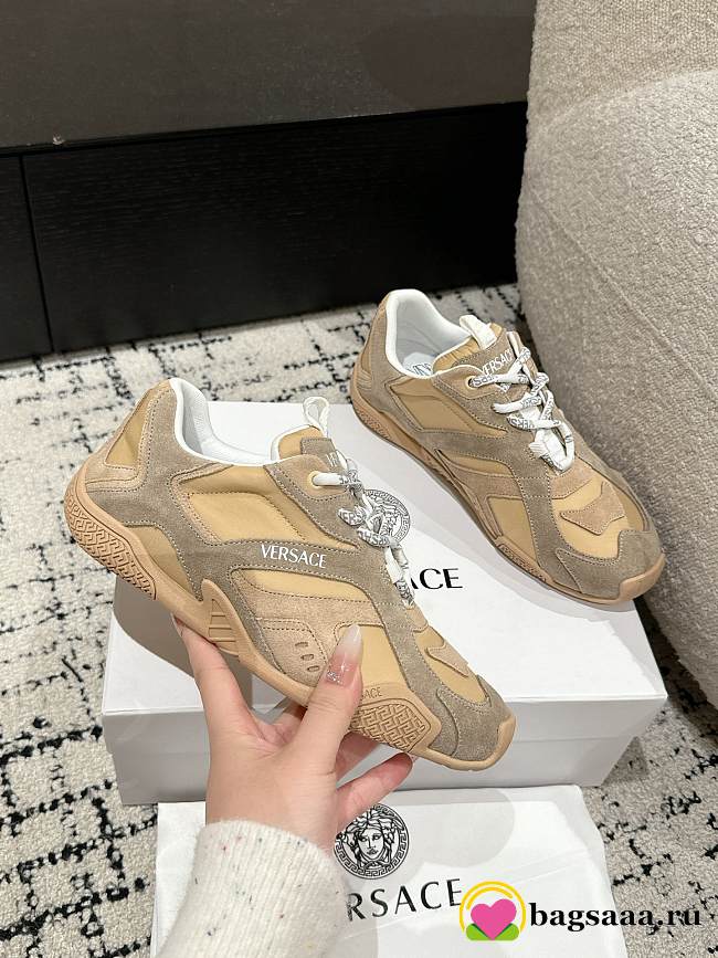 Bagsaaa Versace Galaxia Sneakers Beige - 1