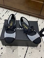 Bagsaaa Chanel Mary Janes G46701 Mesh & Grosgrain - 3