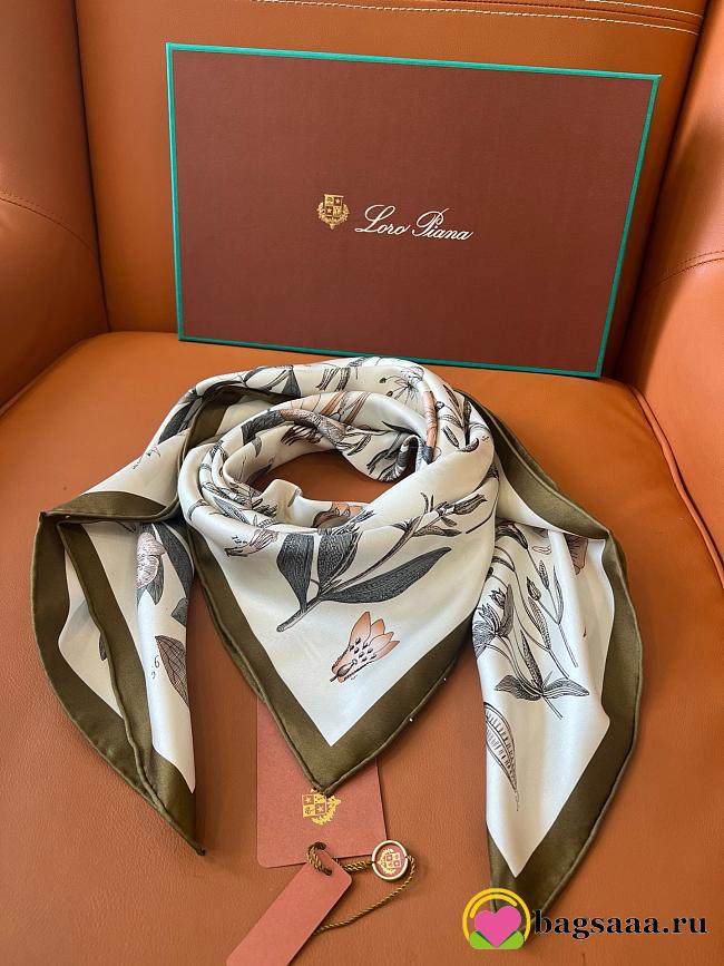 Bagsaaa Loro Piana Scarf - 90x90cm - 1