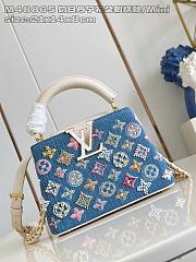 Bagsaaa LV M12947 Capucines Mini Denim Blue - 21 x 13.6 x 8 cm - 1