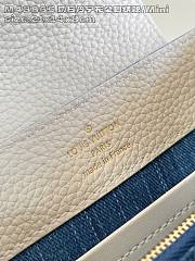 Bagsaaa LV M12947 Capucines Mini Denim Blue - 21 x 13.6 x 8 cm - 2