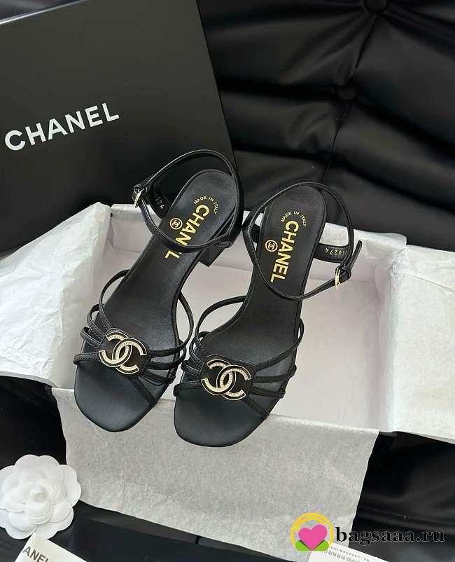 Bagsaaa Chanel Sandals G46275 Black - 1