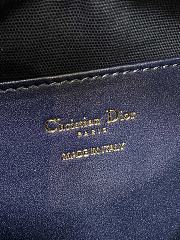 Bagsaaa Dior 30 Montaigne Diorling Mini Bag with Chain Blue Dior Oblique Jacquard - 21cm - 4