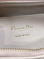 Bagsaaa Dior Miss Caro Diorling Mini Bag with Chain Powder Pink Macrocannage Lambskin - 21cm - 4