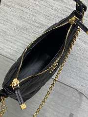Bagsaaa Dior Miss Caro Diorling Mini Bag with Chain Black Macrocannage Lambskin - 21cm - 4