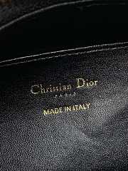 Bagsaaa Dior Miss Caro Diorling Mini Bag with Chain Black Macrocannage Lambskin - 21cm - 2