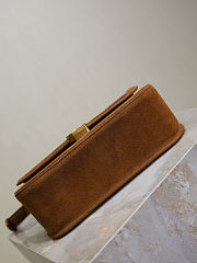 Bagsaaa YSL SOLFERINO medium in suede 832330 brown - 24.5cm - 2