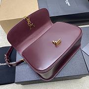 Bagsaaa YSL solferino medium in box saint laurent 832330 dark red - 24.5cm - 3