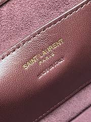 Bagsaaa YSL solferino medium in box saint laurent 832330 dark red - 24.5cm - 2
