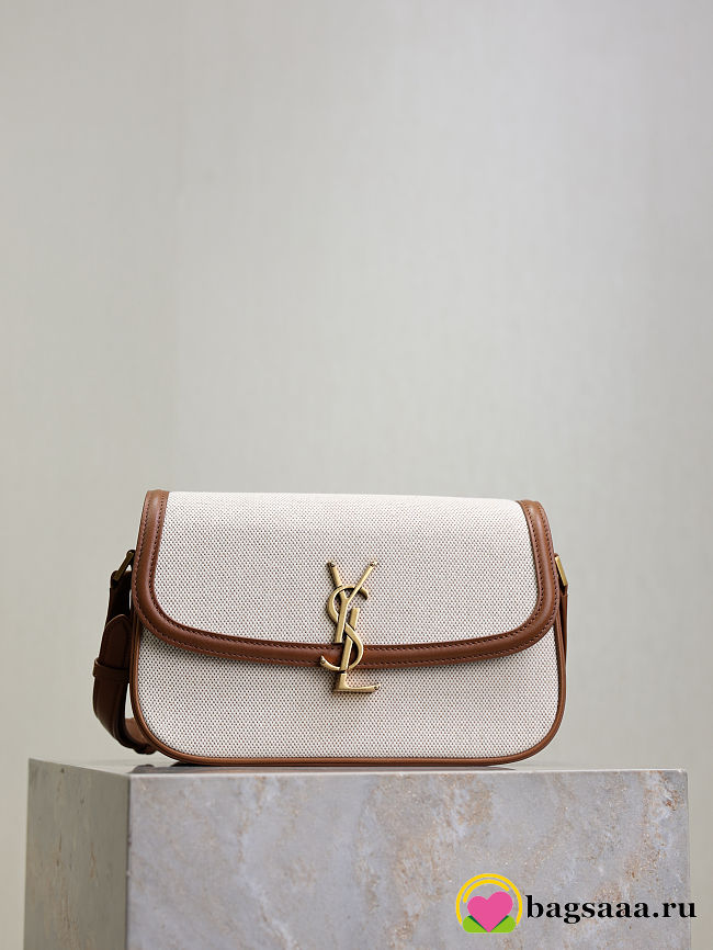 Bagsaaa YSL Saint Laurent Solferino medium shoulder bag Canvas lining - 24.5cm - 1