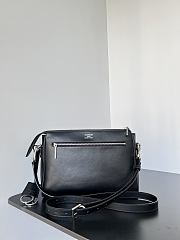 Bagsaaa Balenciaga Bel Air Small Zipped Messenger Bag Black - 30cm - 2