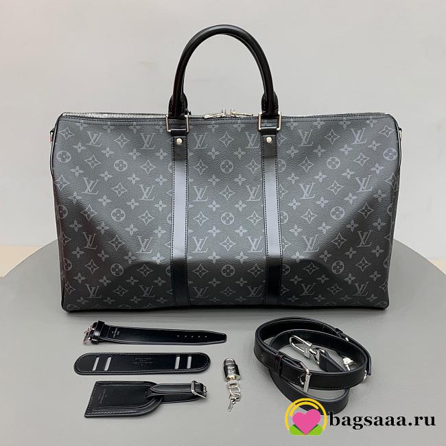 Bagsaaa LV Keepall Black 50cm - 1