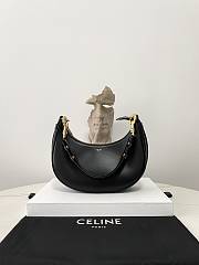 Bagsaaa Celine Medium Ava Strap Bag In Smooth Calfskin Black - 24cm - 1