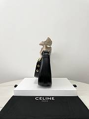 Bagsaaa Celine Medium Ava Strap Bag In Smooth Calfskin Black - 24cm - 4
