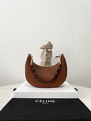 Bagsaaa Celine Medium Ava Strap Bag In Smooth Calfskin Brown - 24cm - 1