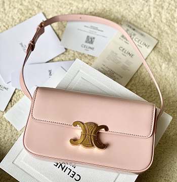 Bagsaaa Celine Shoulder Bag Claude In Natural Calfskin 194143 pink - 20.5cm