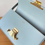 Bagsaaa Celine Shoulder Bag Claude In Natural Calfskin 194143 blue - 20.5cm - 4